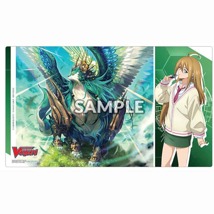 Bushiroad Se-Asia Pte Ltd -  Bushi Supplies: Rubber Playmat Volume 8: Cardfight!! Vanguard Divinez Deluxe Arc: Design B: Megumi And Magnolia Patriarch