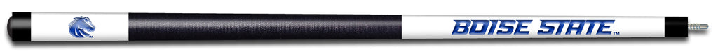 BOISE STATE ENGRAVED BILLIARD CUE WHITE / BLUE - BSTBCE101