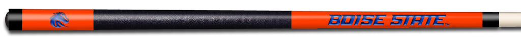 BOISE STATE COLOR ENGRAVED BILLIARD CUE BLUE / ORANGE - BSTBCE912