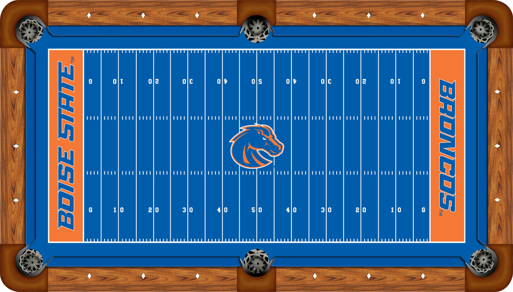 BOISE STATE BILLIARD TABLE FELT - RECREATIONAL GRIDIRON - BSTBTF000N-9R