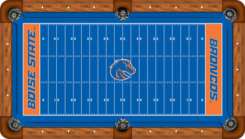 BOISE STATE BILLIARD TABLE FELT - RECREATIONAL GRIDIRON - BSTBTF000N-9R