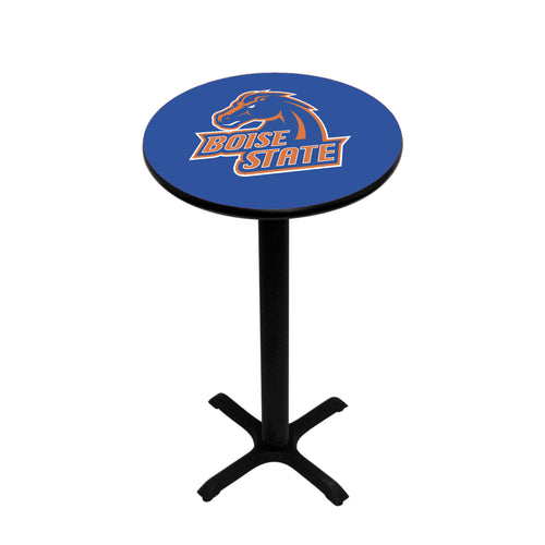 BOISE STATE PEDESTAL PUB TABLE BLUE - BSTPTB121