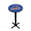 BOISE STATE PEDESTAL PUB TABLE BLUE - BSTPTB221