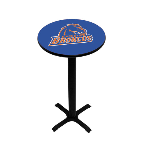BOISE STATE PEDESTAL PUB TABLE BLUE - BSTPTB221