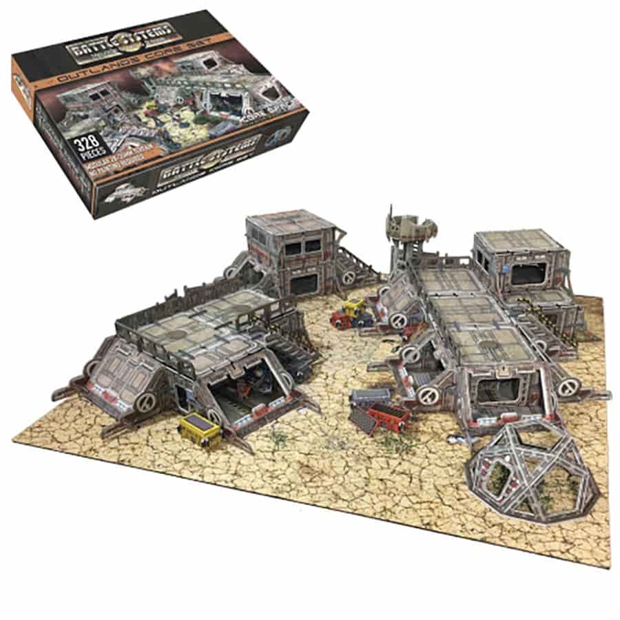 Sci-Fi Terrain - Battle Systems: Sci-Fi Outlands Core Set