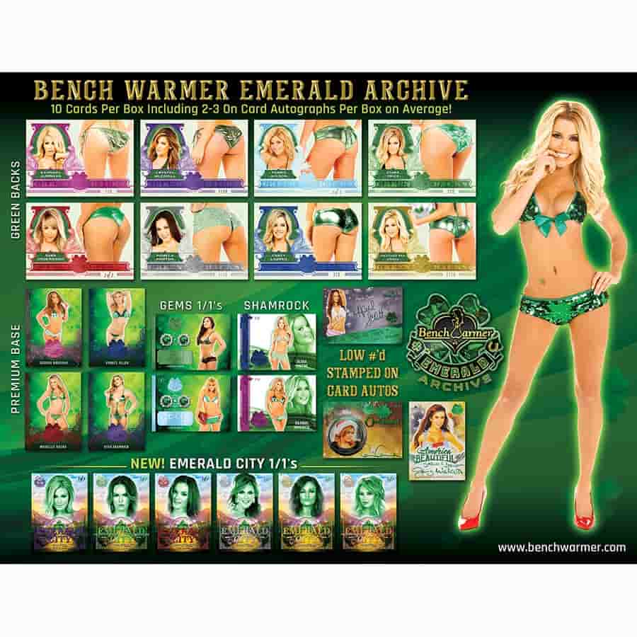 Leaf Trading Cards -  Benchwarmer - 2023 Bench Warmer Emerald Archive Hobby