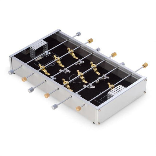 Otium Designs Desktop Foosball Game Set, Silver