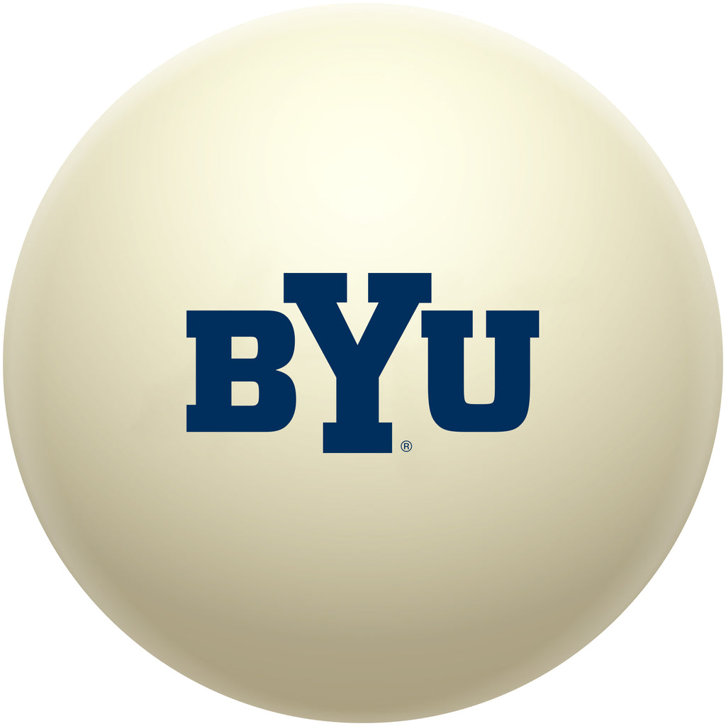 BRIGHAM YOUNG CUE BALL WHITE - BYUBBC200X