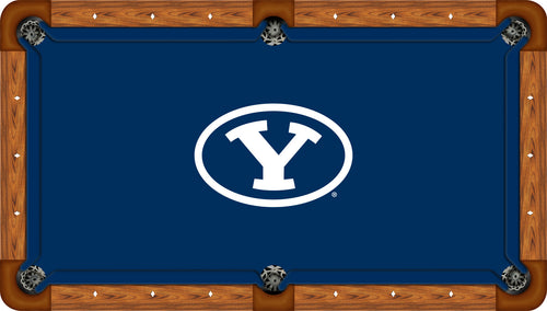 BRIGHAM YOUNG BILLIARD TABLE FELT - RECREATIONAL BLUE - BYUBTF101N-9R