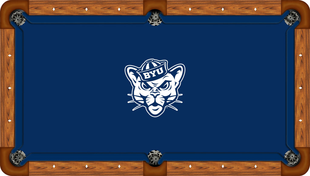 BRIGHAM YOUNG BILLIARD TABLE FELT - RECREATIONAL BLUE - BYUBTF301-9R