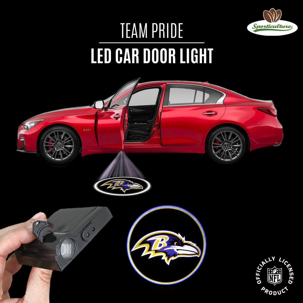 Baltimore Ravens Car Door Light LED - Sporticulture