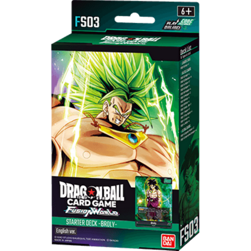 Bandai -  Dragon Ball Super Tcg: Fusion World: Broly Starter Deck 03