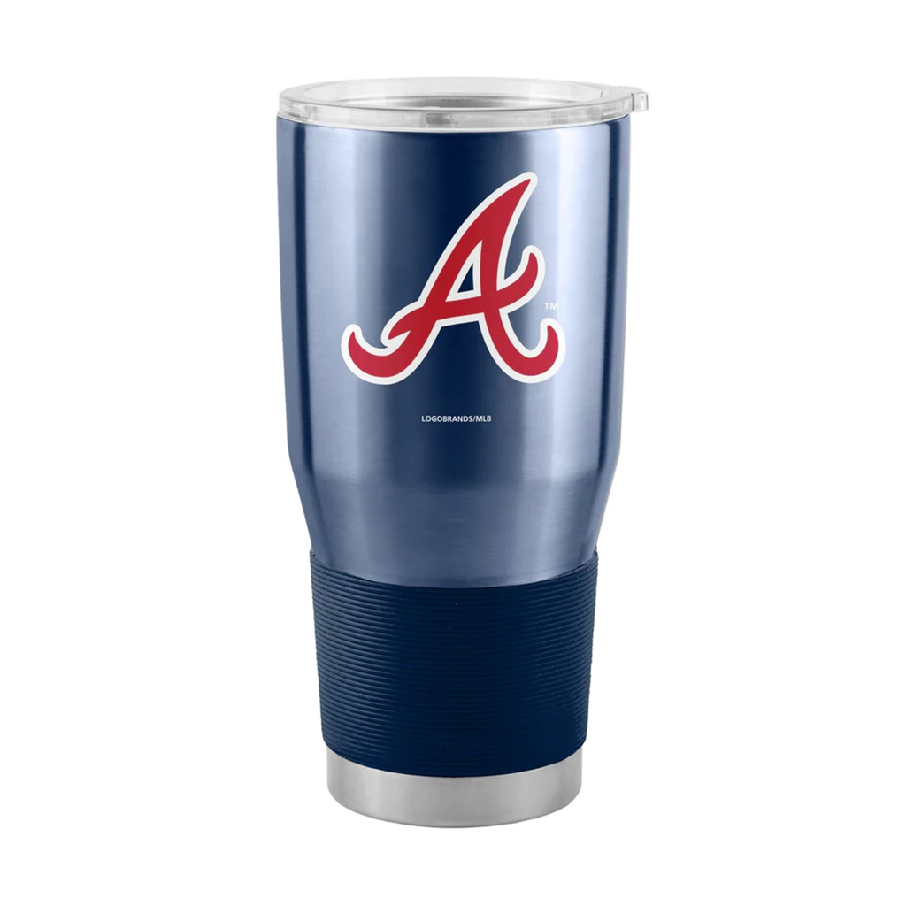 Atlanta Braves Travel Tumbler 30oz Stainless Steel - Logo Brands