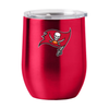Tampa Bay Buccaneers Travel Tumbler 16oz Stainless Steel Curved - Logo Brands