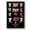 Tampa Bay Buccaneers Framed Print 10x13 Uniform Heritage - Sporticulture