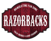 Arkansas Razorbacks Sign Wood 12 Inch Homegating Tavern - Special Order - Fan Creations