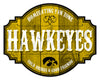Iowa Hawkeyes Sign Wood 12 Inch Homegating Tavern - Fan Creations