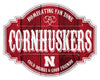 Nebraska Cornhuskers Sign Wood 12 Inch Homegating Tavern - Fan Creations