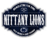 Penn State Nittany Lions Sign Wood 12 Inch Homegating Tavern - Fan Creations