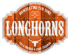 Texas Longhorns Sign Wood 12 Inch Homegating Tavern - Fan Creations