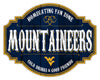 West Virginia Mountaineers Sign Wood 12 Inch Homegating Tavern - Fan Creations