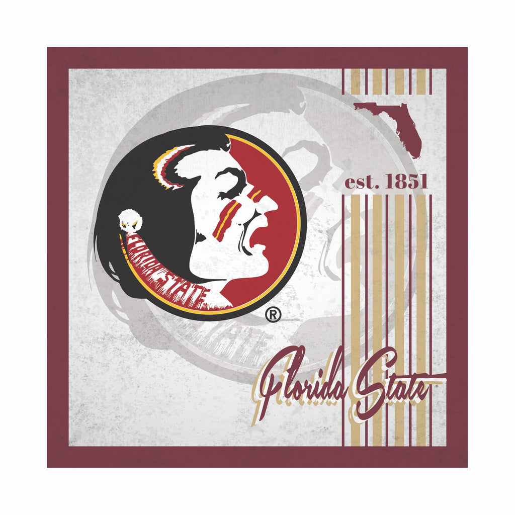 Florida State Seminoles Sign Wood 10x10 Album Design - Fan Creations