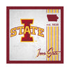 Iowa State Cyclones Sign Wood 10x10 Album Design - Fan Creations