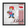 Nebraska Cornhuskers Sign Wood 10x10 Album Design - Fan Creations