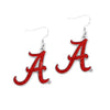 Alabama Crimson Tide Earrings Glitter Dazzle - Aminco