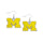 Michagan Wolverines Earrings Glitter Dazzle - Aminco
