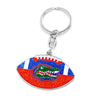 Florida Gators Keychain Football Glitter - Aminco
