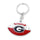 Georgia Bulldogs Keychain Football Glitter - Aminco