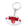 Oklahoma Sooners Keychain Football Glitter - Aminco