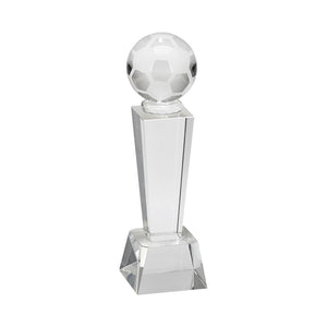 Creative Gifts International 004791 8.75 in. Optic Obelisk Soccer Trophy