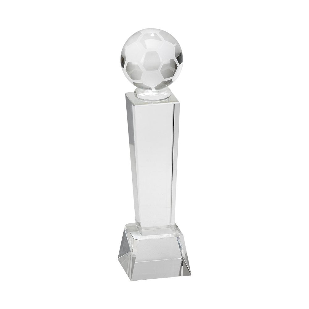 Creative Gifts International 004792 9.5 in. Optic Obelisk Soccer Trophy