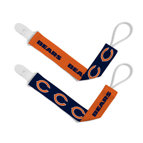 Chicago Bears Pacifier Clips 2 Pack - Masterpieces Puzzle Company