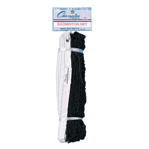 PerfectPitch 21 x 2.5 ft. 12-Ply Badminton Net, Black & White