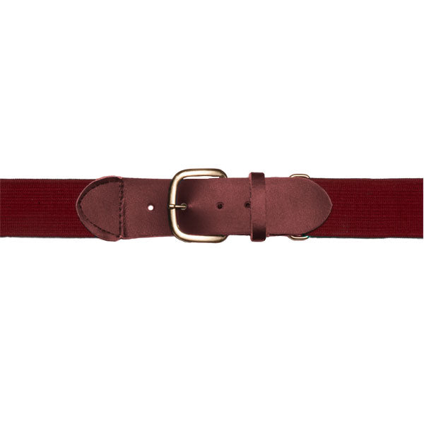 PerfectPitch Adult Baseball & Softball Uniform Belt&#44; Maroon