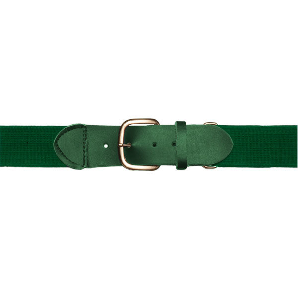 PerfectPitch Youth Baseball & Softball Uniform Belt, Dark Green