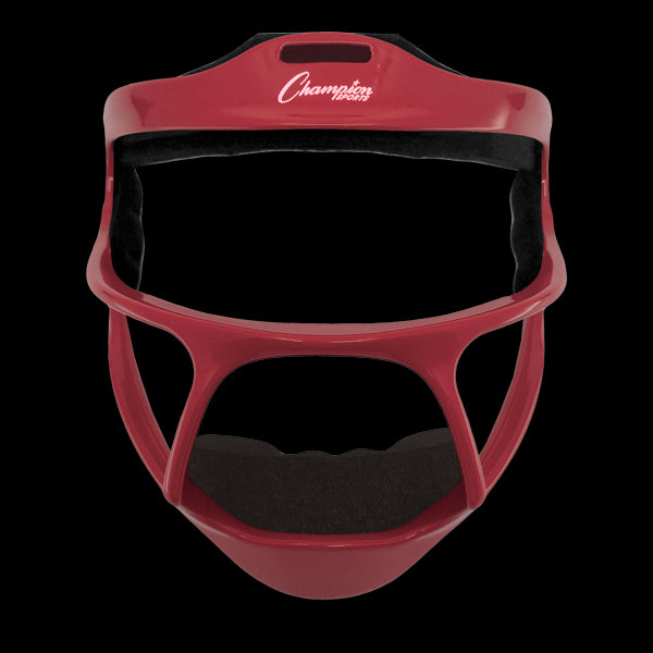 PerfectPitch 6.75 x 7.5 in. Youth Magnesium Softball Facemask   Red