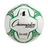 PerfectPitch Challenger Series Soccer Ball&#44; Green & White - Size 4