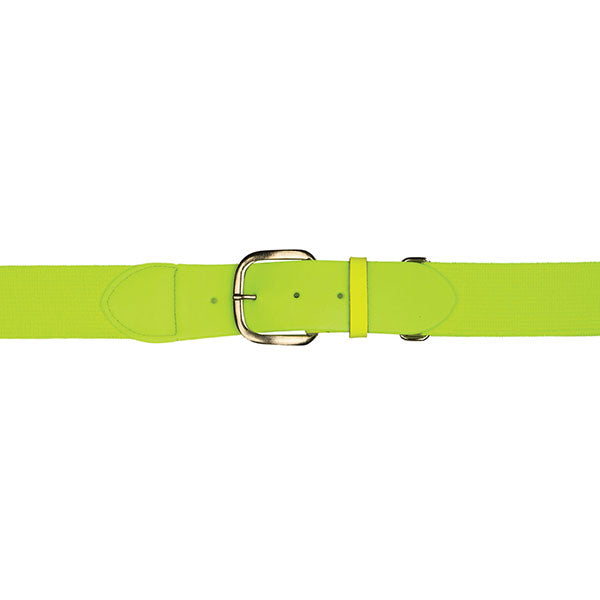 PerfectPitch Adult Baseball & Softball Uniform Belt&#44; Neon Yellow