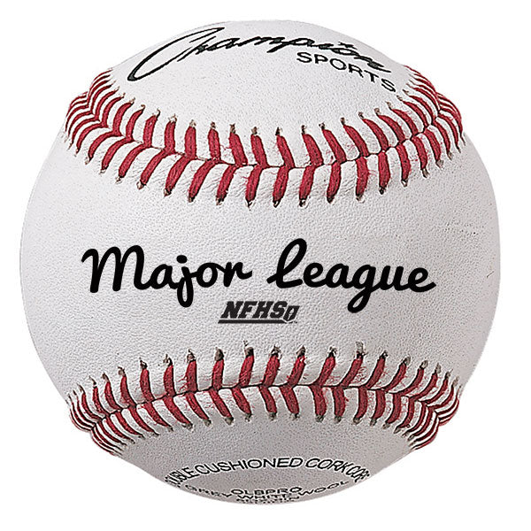 PerfectPitch 3 in. Major League Baseball&#44; White & Red - Pack of 12