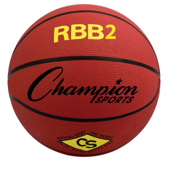 PerfectPitch 27.5 in. Pro Rubber Basketball  Red