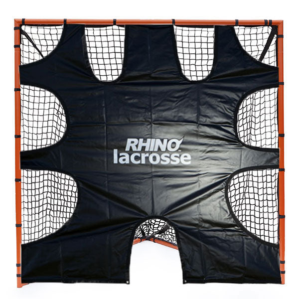 PerfectPitch Lacrosse Goal Target, Black & Orange