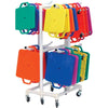 PerfectPitch Scooter ABS Storage Cart  White