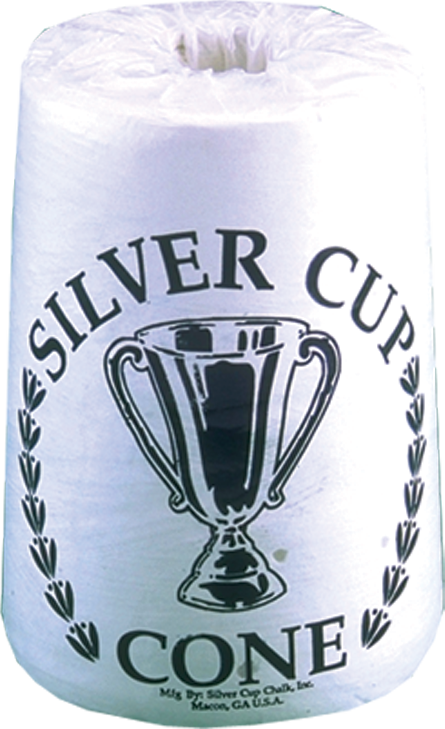 Silver Cup CHSCC6 Cone Chalk  - White