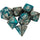 Chessex - Gemini Mini 7 Die Set Steel Teal White