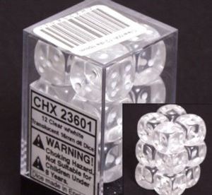 Chessex - Chessex: Translucent 16Mm D6 Dice Block