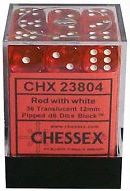 Chessex - Chessex: Translucent Red 16Mm D6 Dice Block